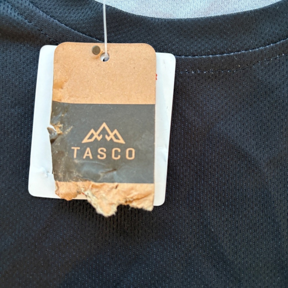 Tasco Mens Long Sleeve‎ T Shirt Black Size L Outdoor Athletic - Picture 4 of 7